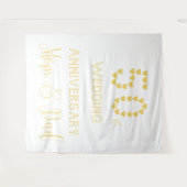 両親の50周年記念 ゴールデンウェディング タペストリー (正面(横))