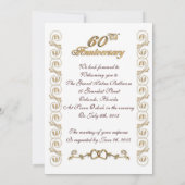 両親の60周年パーティー 招待状 (裏面)