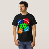 両親のPaintball Birthdayパーティーtシャツ Tシャツ (正面フル)