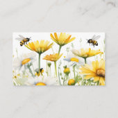 両親はビー春の赤ちゃんシャワーおむつラッフル エンクロージャーカード (裏面)