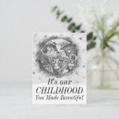 両親は私たちの世界を美しいはがきを作る ポストカード (スタンド正面)