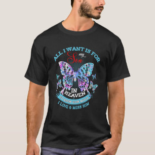 両親は私の思恋しく思い出に彼らの息子を愛し Tシャツ