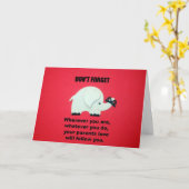 両親は… カード (黄色い花)