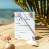 両親へのアドバイス 海の動物ベイビーシャワー 招待状