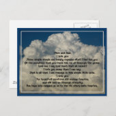 両親への愛の手紙 ポストカード (正面/裏面)