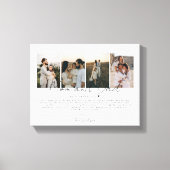 両親への結婚式当日のプレゼント 結婚式の記念に キャンバスプリント (正面)