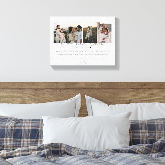 両親への結婚記念日のプレゼント 結婚式の日に両親へ キャンバスプリント (インサイチュ (寝室))