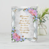 両親への50周年招待状 招待状 (スタンド正面)