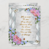 両親への50周年招待状 招待状 (正面/裏面)