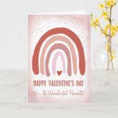 両親ヴァレンティーンデイハンドソフトピ絵を描ックス カード (黄色い花)