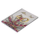 両親40th結婚アニバーサリー結婚ルビー ノートブック (左側)