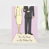 両親 結婚式 感謝カード (正面)