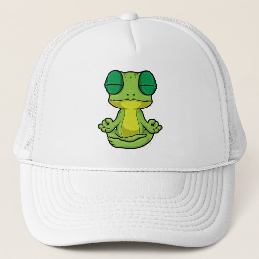 両足のヨガでカエル キャップ (正面)