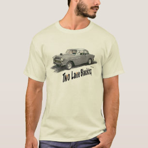 両車線のBLACKTOP映画車 Tシャツ