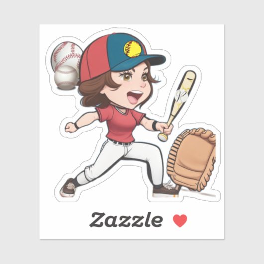 両野球ソフトボールのモノグラムの手紙ママ シール (シート)