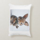 両面かわいいバニー枕 アクセントクッション (裏面(縦))