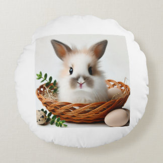 両面かわいいバニー枕 ラウンドクッション