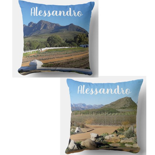 両面と名付けられたマウンテンファームガーデン写真 クッション