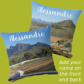 両面と名付けられたマウンテンファームガーデン写真 クッション