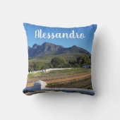 両面と名付けられたマウンテンファームガーデン写真 クッション (正面)