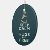 両面のオーナメント セラミックオーナメント (左)