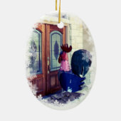 両面のオーナメント セラミックオーナメント (裏面)