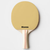 両面のキャメルカラー違う文字 卓球ラケット (正面)