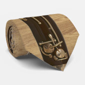 両面のプリントによって結ばれるバスーンの木製の一見 ネクタイ (ロール)