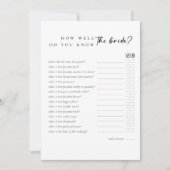 両面の方がブライダルシャワー 招待状 (正面)