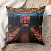 両面の母の日の枕：ボヘミアンダスク クッション (ブランケット)