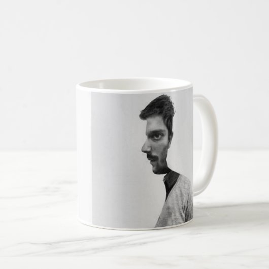 両面の男性とのカップ コーヒーマグカップ (正面右)