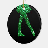 両面アイルランドのダンサー セラミックオーナメント (左)