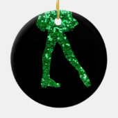 両面アイルランドのダンサー セラミックオーナメント (裏面)