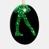 両面アイルランドのダンサー セラミックオーナメント (裏面)