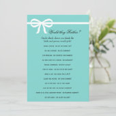 両面アクア＆リボン ウェディングシャワーゲーム (スタンド正面)