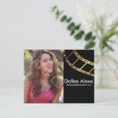 両面アクターヘッドショットコンポーネントカード ポストカード (スタンド正面)