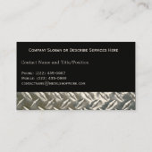 両面アルミニウム金属(整備士用)または？ 名刺 (裏面)