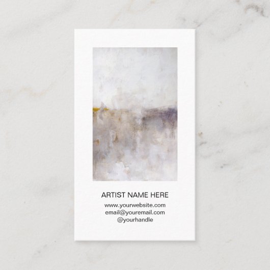 両面アートフォトアーティスト 名刺 (正面)