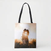 両面イメージのトートバッグパーソナライズされた トートバッグ (正面)