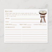 両面エスプレッソマティーニ テーマのレシピカード エンクロージャーカード (正面)