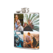 両面エッジプリント7写真テンプレートフラスコ フラスク (左)