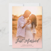 両面オリジナル写真 ウェディングアナウンスメント 招待状 (正面)