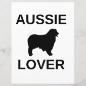 両面オーストラリアの羊飼いオーストラリア人の恋人 (正面)