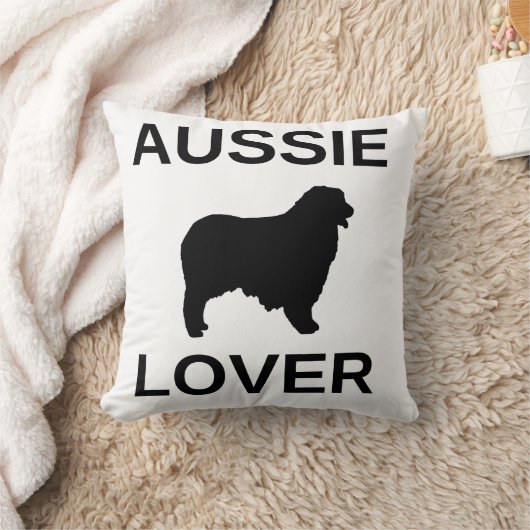 両面オーストラリアの羊飼いオーストラリア人の恋人 クッション (ブランケット)