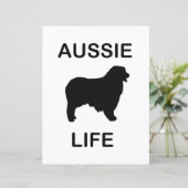 両面オーストラリアの羊飼いオーストラリア人の生活 (スタンド正面)