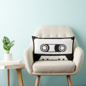 両面オーディオカセットテープ枕 ランバークッション (椅子)