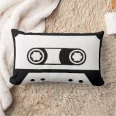 両面オーディオカセットテープ枕 ランバークッション (ブランケット)