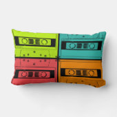 両面オーディオカセットテープ枕 ランバークッション (裏面)