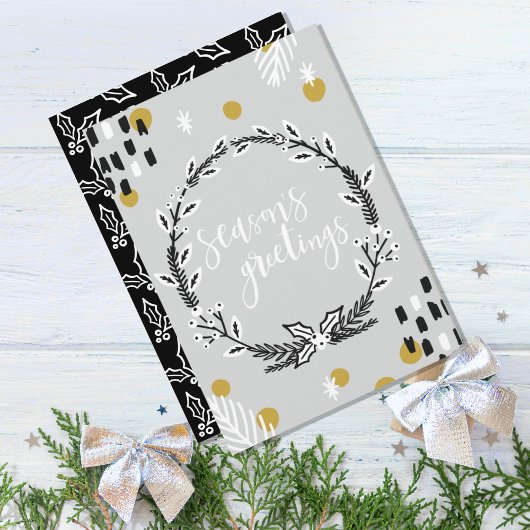 両面カスタマイズ可能なフォトクリスマスカード シーズンカード