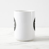 両面カスタムビジネス ロゴ ブランド コーヒーマグカップ (中央)